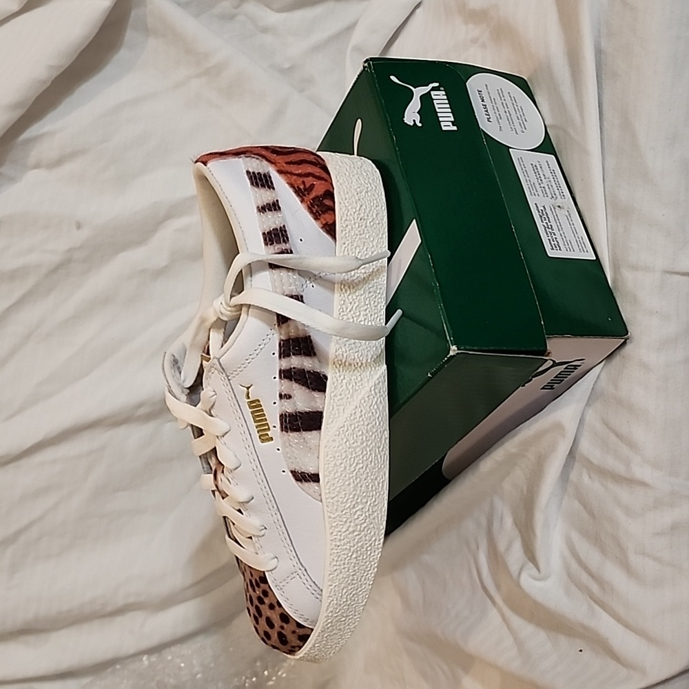 Puma Animal Print Tennis Shoes Love W. Cats